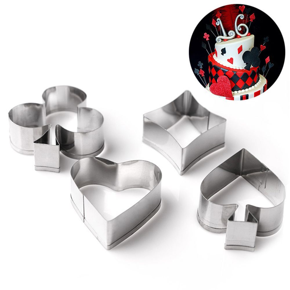 Card Scraper Steel - Инструменты для помадки, лопата, покер, торт,