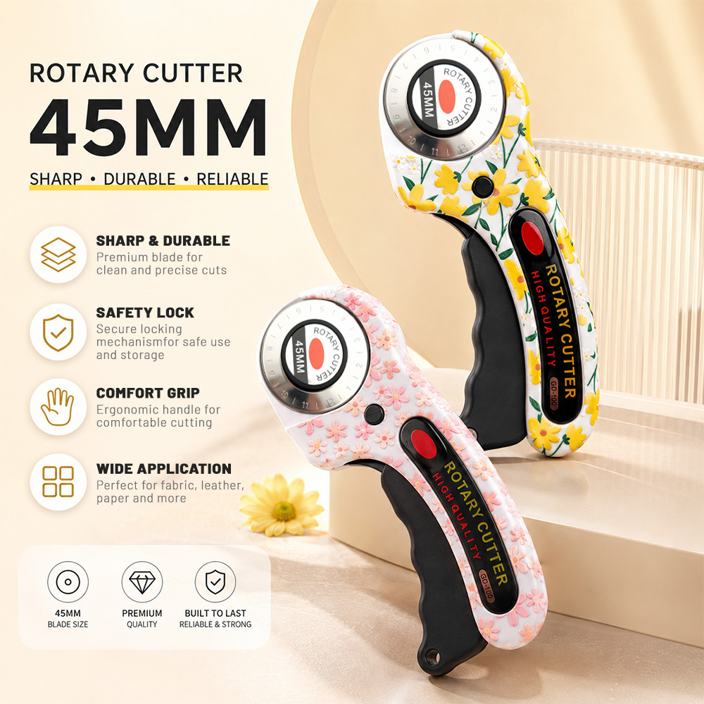 Card Scraper Steel - Ротационный резак 45 мм для бумаги,