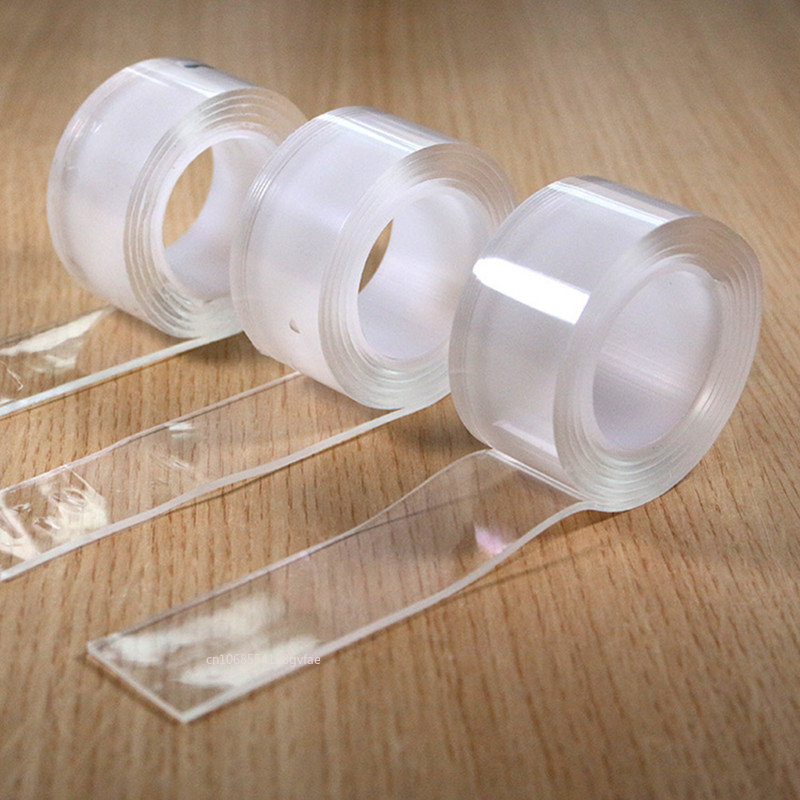 Xfasten Woodworking Double Sided Tape - Водонепроницаемая прозрачная двусторонняя нано-лента, повторное использование