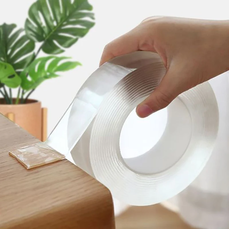 Xfasten Woodworking Double Sided Tape - 3M нано-лента, двусторонняя лента, прозрачные многоразовые