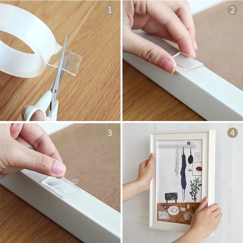 3 м нано лента Двусторонняя ле – обзор и цена Xfasten Woodworking Double Sided Tape